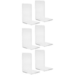 Bokstöd i plexiglas - 6 st Transparent
