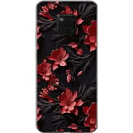 Huawei Mate 20 Pro Gennemsigtigt Telefoncover Intensiva blommor
