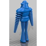Form/mold Till Bendy Bot (anti Stress) Blå
