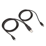 REYTID Replacement Dual USB Charging Cable Compatible with PSVR Move & Wireless Controller - Compatible with Playstation 4 Virtual Reality Headset