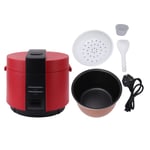 (Red)Electric Rice Cooker Overvoltage Protection Easy To Clean Electric TD