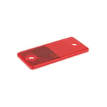 Hella - Catadioptre rectangle rouge 94x44mm à visser 8RA003326001