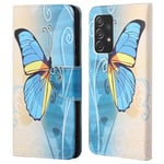 Samsung Galaxy A73 5G telefonfodral - Blue Butterfly