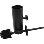 Black Toilet Brush Holder Steel Cleaning Tool  Bathroom Toilet Brush B2Q2