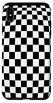 iPhone XS Max Black and White Checkered Checker Checkerboard Cute Case