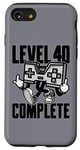 Coque pour iPhone SE (2020) / 7 / 8 Level 40 Complete Tenue de jeu pour le 40ème anniversaire 40