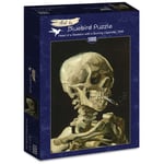 Art Pussel - Van Gogh: Skalle av ett skelett med brinnande cigarett 1000 bitar