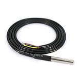 DS18B20 - 1M Kit de capteurs de température DS18B20 1M 18B20, Module de capteur numérique étanche, sonde en acier inoxydable pour capteurs Arduino TO-92 Hall