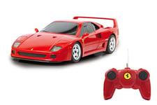 Jamara Rouge 405167 – Ferrari F40 1:24 40Mhz – 2 Channel, Licence Officielle, Taille Unique