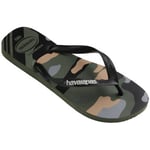 Havaianas Top Camo Steel Grön Mönstrad Strl 45/46 Herr