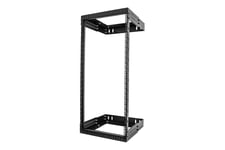 StarTech.com 24U 19" Wall Mount Network Rack, Adjustable Depth 12-20" 2 Post Open Frame Server Room Rack for AV/Data/ IT Communication/Computer Equipment/Switch with Cage Nuts & Screws - 24U Adjustable Rack - rack - 24U