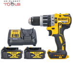 Dewalt DCD796 18v Brushless Compact Combi Drill + 2 x 4Ah Batteries & Charger