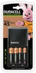 Duracell 45 Minutes Battery Charger with 2 AA and AAA