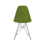 Vitra Eames Plastic Side Chair RE DSR stol 48 forest-chrome