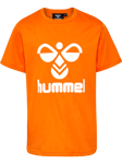 Hummel Hummel Kids' hmlTRES T-Shirt Short Sleeve Persimmon Orange 134, Persimmon Orange