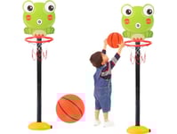 Basketkorg Justerbar Groda Grön 110Cm