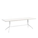 HAY - About a Table AAT10 - White Base - White Laminate - 220x90x73 cm - Matbord
