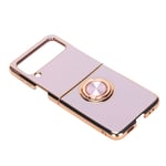 Smartphone skyddande fodral bil magnetisk telefonfodral med 360 graders rotation finger loop stativ för Z Flip 3