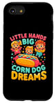 Coque pour iPhone SE (2020) / 7 / 8 Little Hands Big Corn Dog Dreams Corndog Saucisse Hot Dog