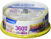 Mitsubishi Verbatim Blu-ray BD-RE DL 50GB 2x Rewritable Disc, 20-Disc Spindle