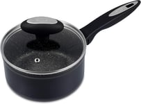 Zyliss 16cm 1.5L Ultimate Saucepan Non-Stick, Induction Safe, Oven Safe Black