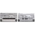 Behringer RHYTHM DESIGNER RD-6-SR Analog Drum Machine & TD-3-SR Analog Bass Line Synthesizer with VCO, VCF, 16-Step Sequencer, Distortion Effects and 16-Voice Poly Chain