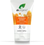 Dr Organic Manuka Honey Foot Cream, Moisturising, Dry Skin, Mens, Womens, Natura