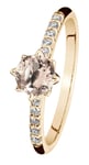 Kohinoor Rosa diamantring med morganit guld 033-260-10MO-175