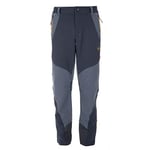 Great Escapes - Alcedo Men's Hiking Trousers, Mens, Hiking Pants, 111U000, Vulcan/Sky Blue, 48