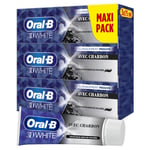 Dentifrice 3d White Charbon Oral-b - Le Lot De 3 Tubes De 75ml