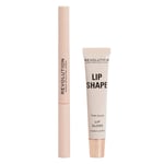 Makeup Revolution Lip Shape Lift Kit Pink Nude 3pcs