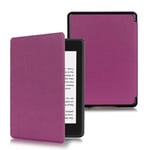 PU Leather Ultra Slim Smart Case Auto Wake/Sleep Cover Magnetic Protective Shell For All-new Kindle 10th Gen 2019 Released (Purple)