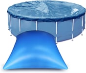 GOUTS ET COULEURSCoussin Piscine Hivernage Rectangle 8×4Ft, Flotteur Hivernage Piscine, Coussin Gonflable Hiver, Ballon Hivernage Piscine Hors Sol, Accessoires Piscine Pour Bache Oreiller Piscine Ant