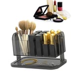 (Translucent Gray)BROLEO Eyebrow Pencil Organizer Lipstick Storage Box Stylish