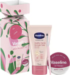 Vaseline Its All Rosy Gift Set with Lip Balm, Hand & Nail Cream and Lip Brush