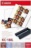 Canon Card Photo Printer CP 220 - KC-18IL CP-100 mini labels (ink+paper) 7740A001 49672