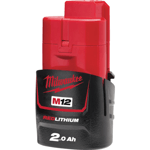 Milwaukee M12 Battery Power Tool Accessory 12V Lithium-ion Rechargeable 2.0Ah UK