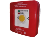 Elektromet Fire-knapp. p/t 2 strømbaner 12A R-Z automatiske røde/grønne dioder 230V AC/230V AC PPWPp-1s A/4 904550