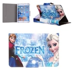 Kids Children Popular Gift Stand up Case Cover Compatible with Apple iPad Models (iPad Mini 1 2 3, Elsa & Anna Frozen 2)