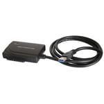 Inline 76670S - Adaptateur pour Câble (USB 3.0, SATA II, Windows XP/Vista/7) Noir