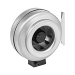 MSW Radialfläkt - 1022 m³/h 2415 varv/min Utlopp Ø 250 mm Förzinkat stål