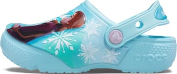 Crocs Boy's Unisex Kids FL Disney Frozen II Clog T, Ice Blue, 4 UK Child
