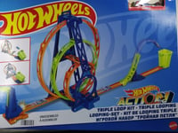 Mattel Hot Wheels Triple Loop Kit Track Builder. 3 different layout options.