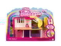 Coffret Pour Barbie : La Maison de Poupée avec Piscine + 1 Figurine + Accessoire