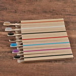 VCX Eco Friendly bamboo toothbrush wooden Tooth Brush Soft bristle Tip Charcoal for adults oral care custom toothbrush 10pcs (Color : 10pc color mixing)