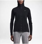 Women's Nike Tech Knit Fleece Pack Jacket Hoodie Black Size Small 835641-010