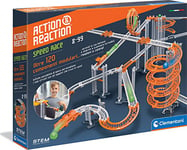 Clementoni 59303 Action & Reaction Speed Race Kit de Construction en Plusieurs pièces pour Construire Une Piste à Billes Jouet pour Enfants à partir de 8 Ans, Multicolore