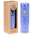 Aromatic Candle Stearin 5Th Chakra 100 Hours -- 21X6.5 Cm