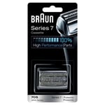 Braun 70S Shaver Replacement Foil Cutter Cassette Series 7 Pulsonic 9000 -SILVER