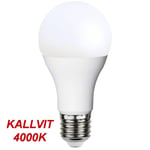 Kallvit Normallampa LED Ra 90 14,0W 1521lm E27 Opal